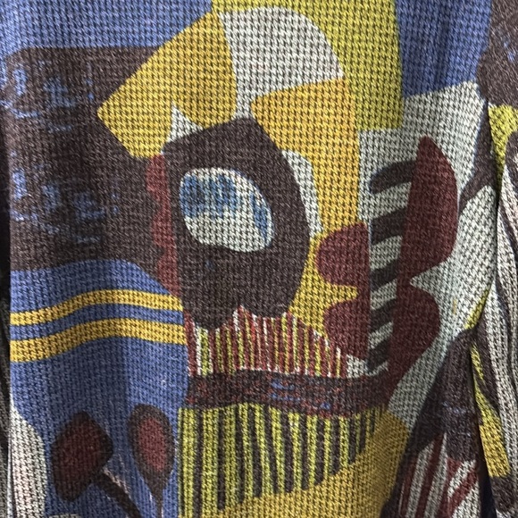 PURE ESSENCE Colorful Patterned Women's Sweater NWT - Picture 7 of 8